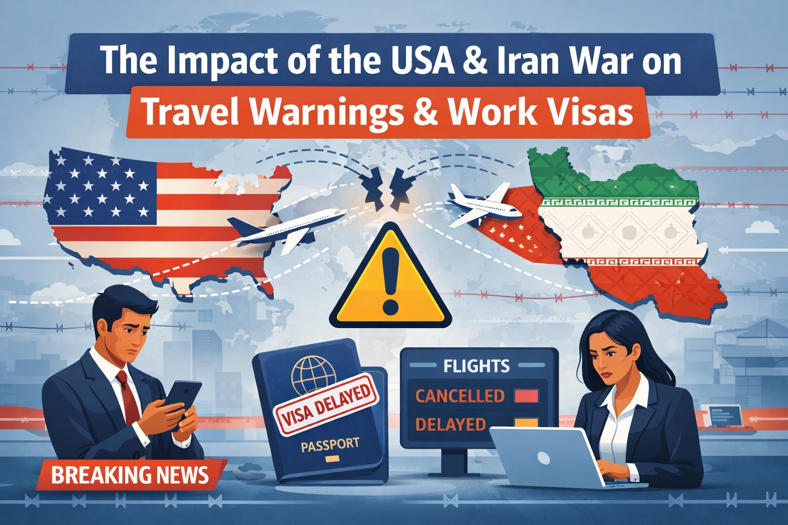 The Impact of the USA & Iran War on Travel Warnings & Work Visas The Impact of the USA & Iran War on Travel Warnings & Work Visas